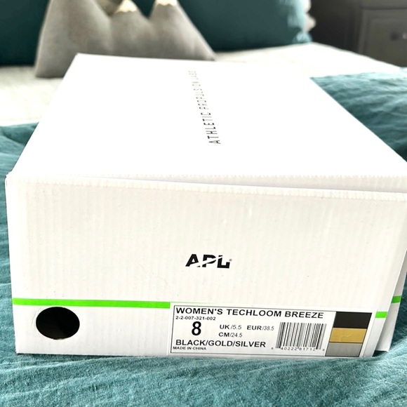 APL (Athletic Propulsion Lab) Breeze Mesh Black White Sneakers Running Shoes NEW - Picture 5 of 7